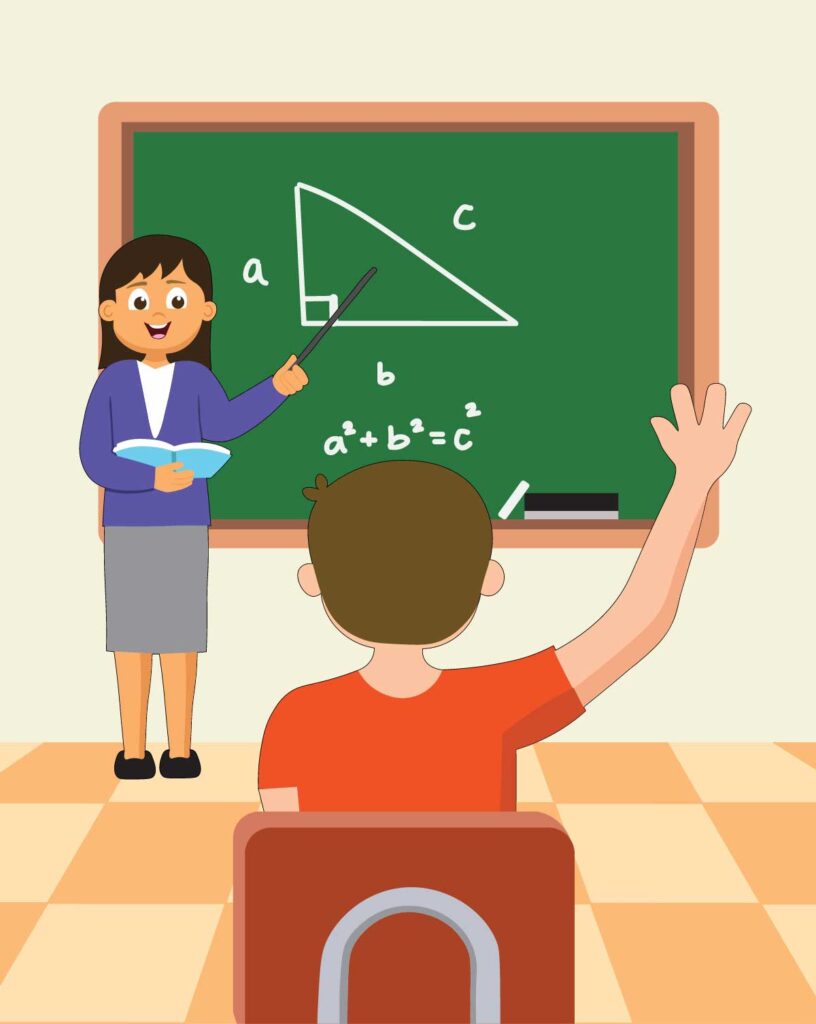 Teacher In Class Room